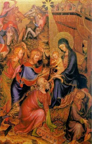 unknow artist The Adoration of the Magi China oil painting art